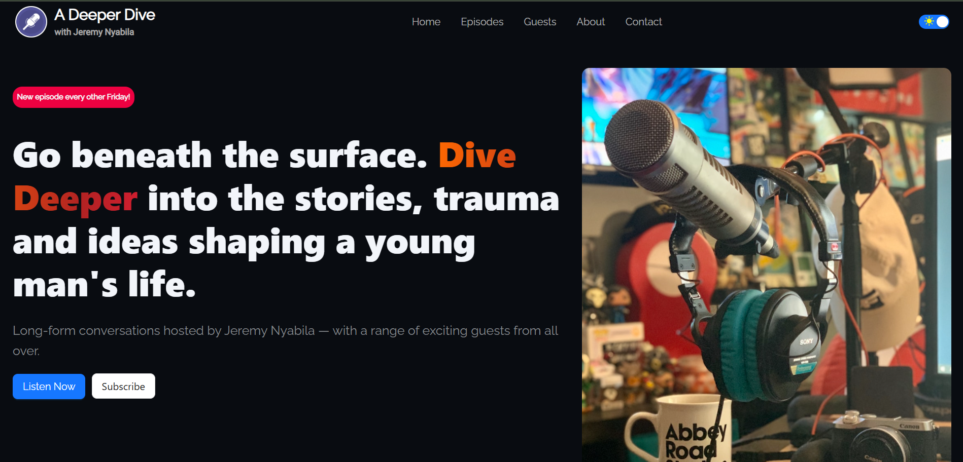 Deeper Dive Website